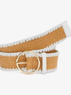 Ceinture élastique avec boucle dorée