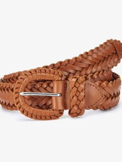 Ceinture tressée tendance avec boucle ton sur ton