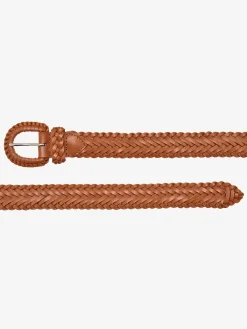 Ceinture tressée tendance avec boucle ton sur ton
