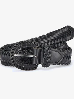 Ceinture tressée tendance avec boucle ton sur ton