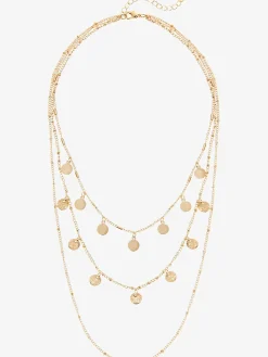 Chaîne avec pendentif triple épaisseur