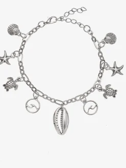 Chaîne de cheville avec pendentifs