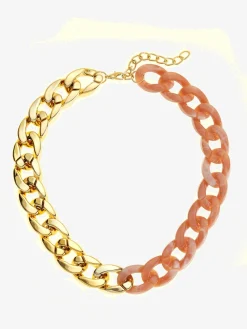Chaîne gourmette collier style gourmette léger