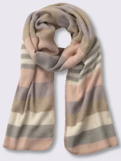 Écharpe motif à rayures mode