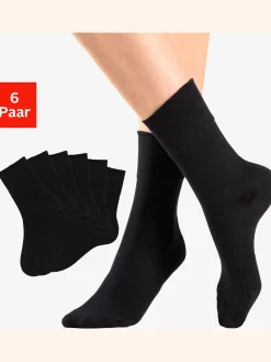 Chaussettes 6 paires de socquettes, idéales pour les diabétiques