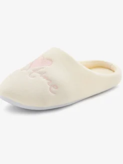 Chaussons avec inscription fantaisie
