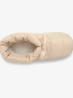 Chaussons bottines moelleuses avec lien à nouer réglable