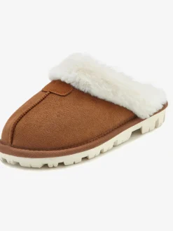 Chaussons très chaudes, imitation fourrure douce
