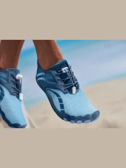 Chaussures aquatiques chaussures de bain respirantes, imperméables et à séchage rapide. elles sont dotées d'un cordon pour une coupe personnalisée
