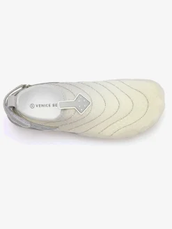 Chaussures aquatiques chaussures de bain respirantes en matière imperméable à séchage rapide avec fermeture auto-agrippante au talon