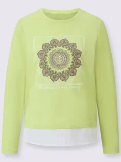 Chemise à manches longues 2 en 1 coupe affinante