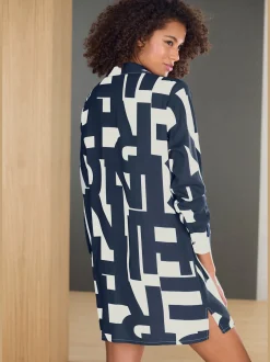 Chemise de nuit à col classique