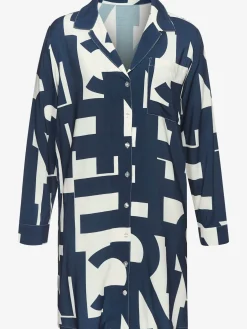 Chemise de nuit à col classique
