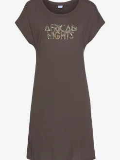 Chemise de nuit à encolure ronde