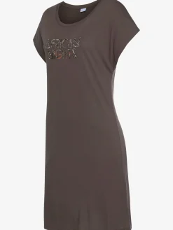 Chemise de nuit à encolure ronde