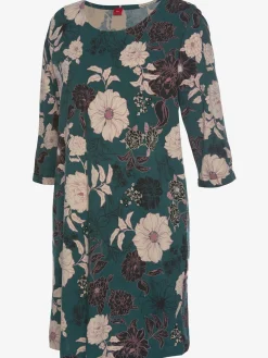 Chemise de nuit au motif floral botanique