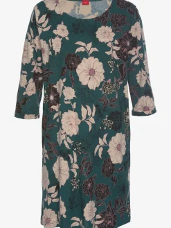 Chemise de nuit au motif floral botanique