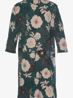 Chemise de nuit au motif floral botanique