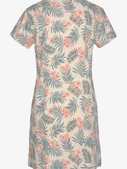 Chemise de nuit confortable avec imprimé palmiers