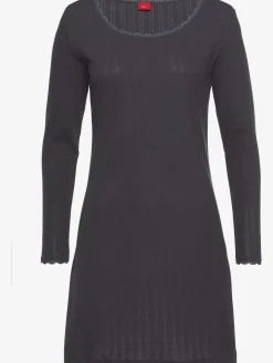 Chemise de nuit courte fantaisie en tricot ajouré