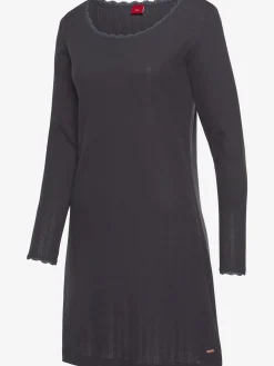 Chemise de nuit courte fantaisie en tricot ajouré