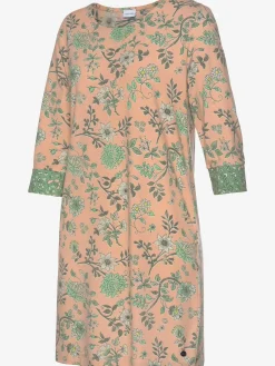 Chemise de nuit fantaisie, imprimé floral