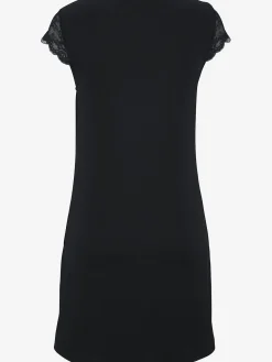 Chemise de nuit élégante avec encolure arrondie intégrée