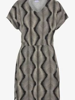 Chemise de nuit robe de nuit courte avec imprimé palmiers graphique