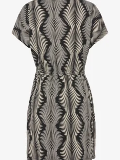 Chemise de nuit robe de nuit courte avec imprimé palmiers graphique