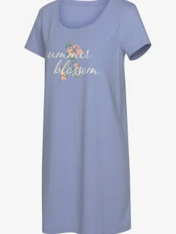 Chemise de nuit t-shirt de nuit à imprimé floral devant