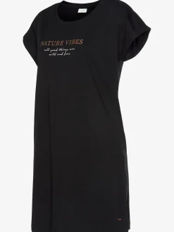 Chemise de nuit t-shirt long confortable, coupe ample