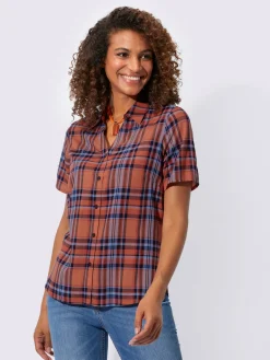 Chemisier à carreaux pure viscose