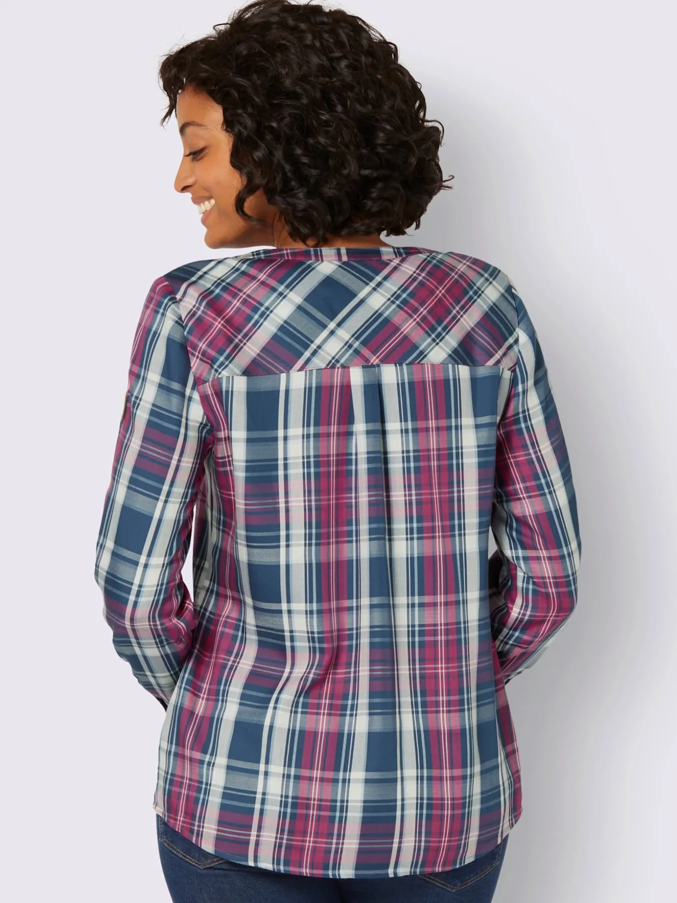 Chemisier à carreaux pure viscose