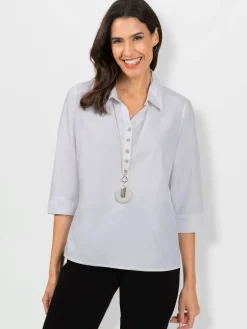 Chemisier à enfiler 50% coton