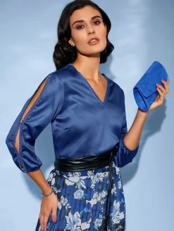 Chemisier à enfiler en polyester recyclé