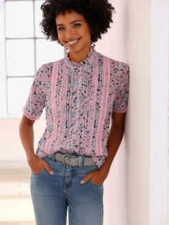 Chemisier à manches courtes chemisier moderne