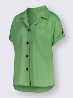 Chemisier à manches courtes pure viscose