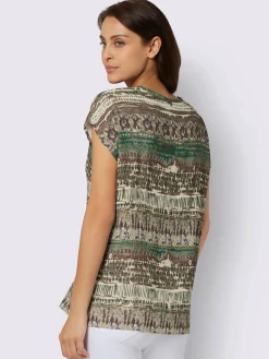 Chemisier à manches courtes pure viscose