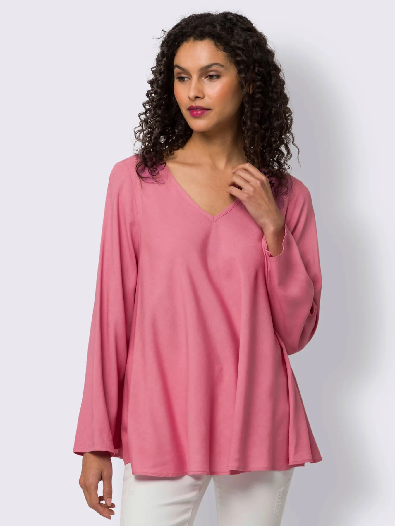 Chemisier à manches longues pure viscose