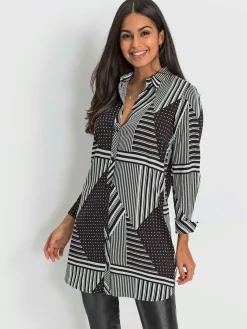Chemisier à manches longues pure viscose