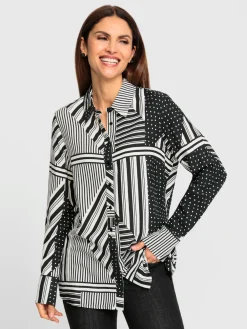 Chemisier à manches longues pure viscose