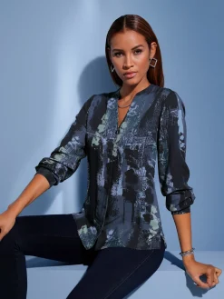 Chemisier à manches longues pure viscose