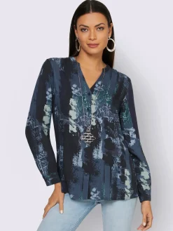 Chemisier à manches longues pure viscose