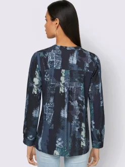 Chemisier à manches longues pure viscose