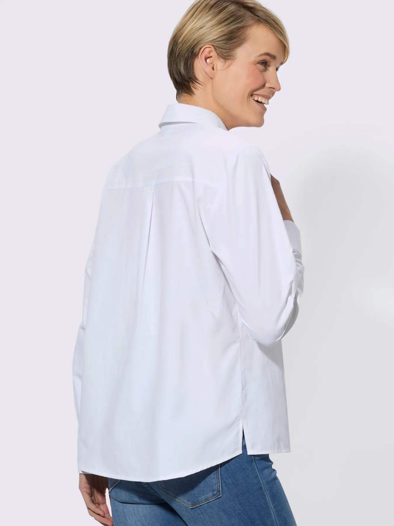 Chemisier à manches longues 50% coton