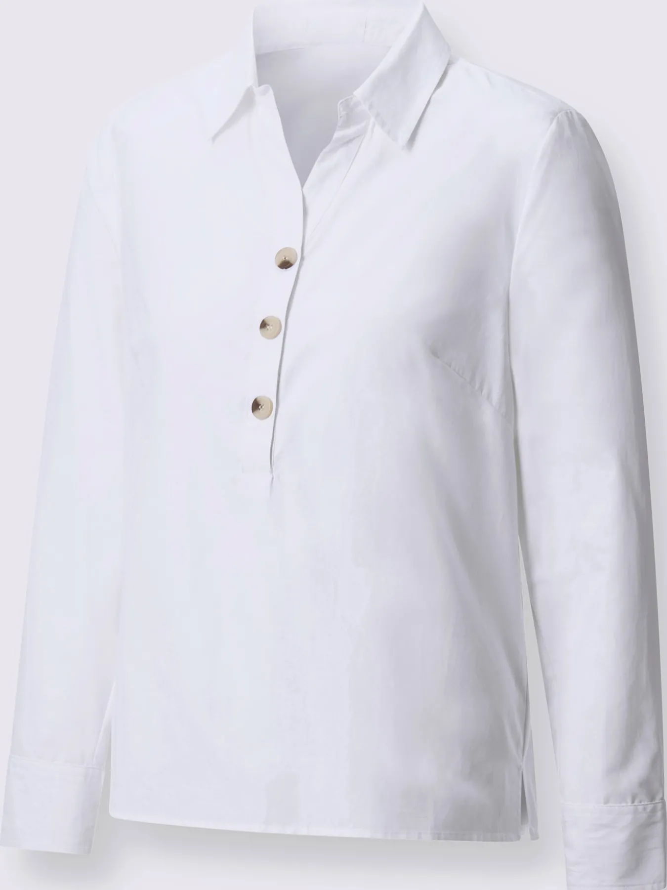 Chemisier à manches longues 50% coton
