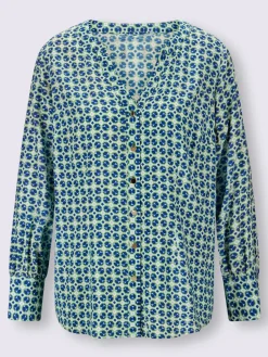 Chemisier à manches longues pure viscose