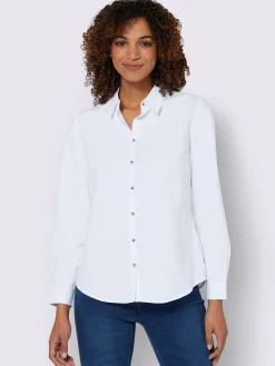 Chemisier à manches longues 50% coton