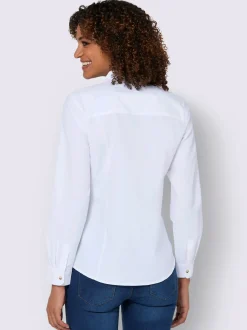 Chemisier à manches longues 50% coton