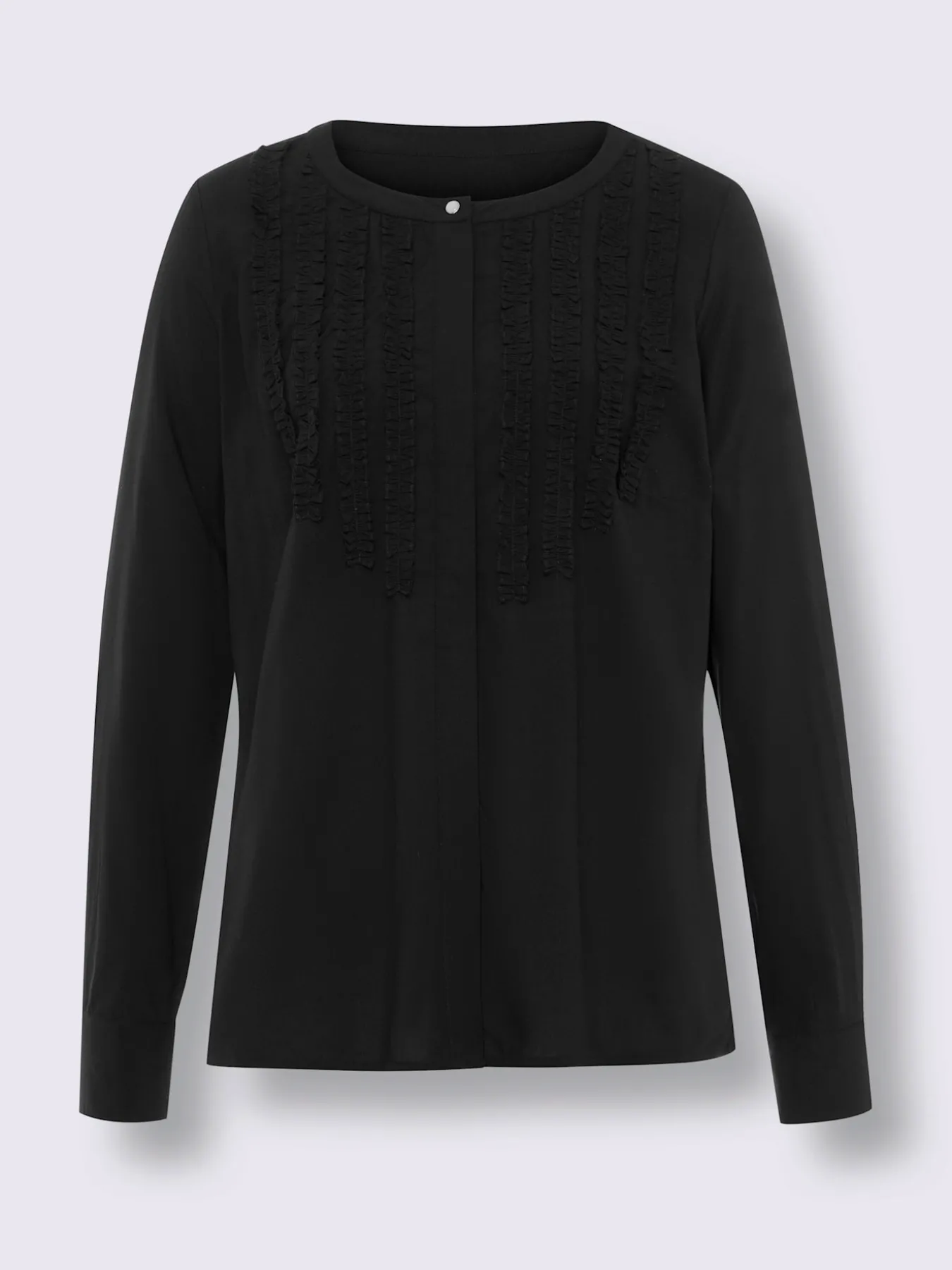 Chemisier à volants ruches à l'avant